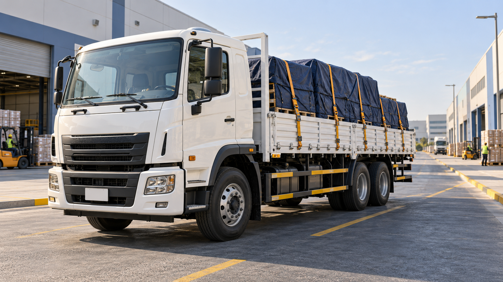 10 ton truck industrial cargo delivery service in Dubai