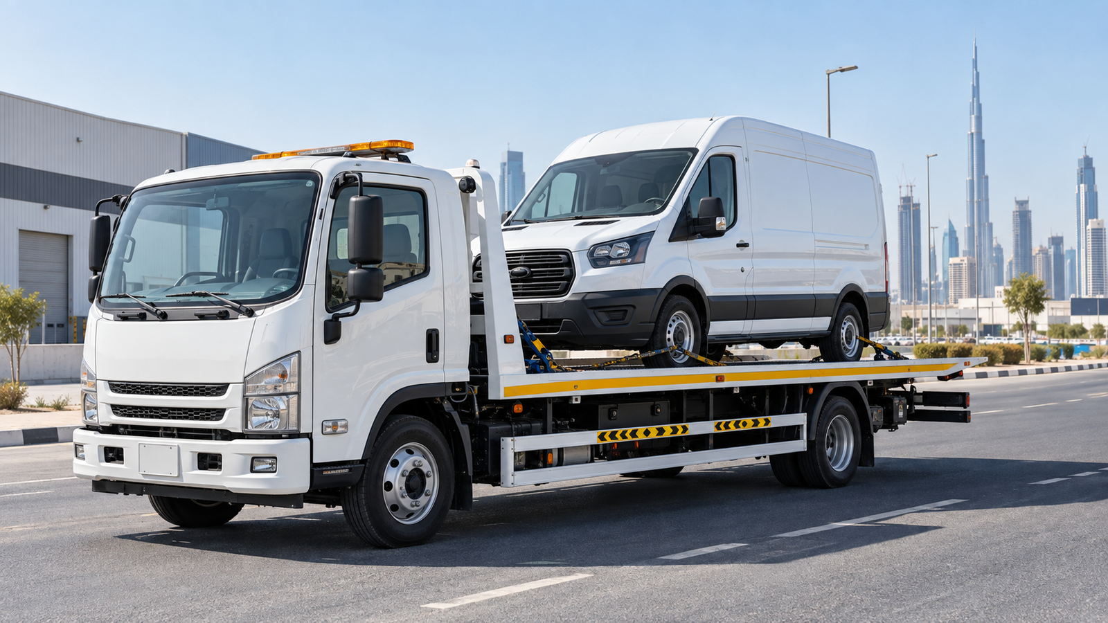 Recovery truck for commercial vehicles in Dubai